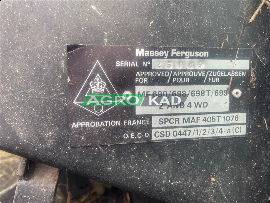 Agrokad Агрокад Massey Ferguson 699 - фото 4 - Тракторы